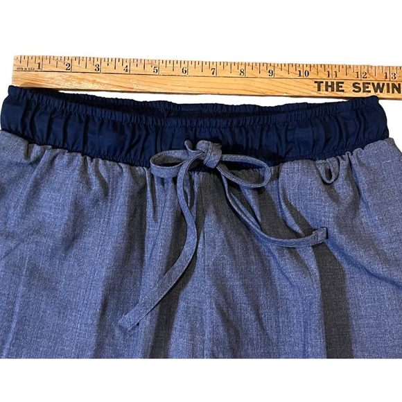 Cuddl Duds Scrubs Joggers Pants Nurse Size S Blue Pockets Drawstring Lightweight - Picture 5 of 8
